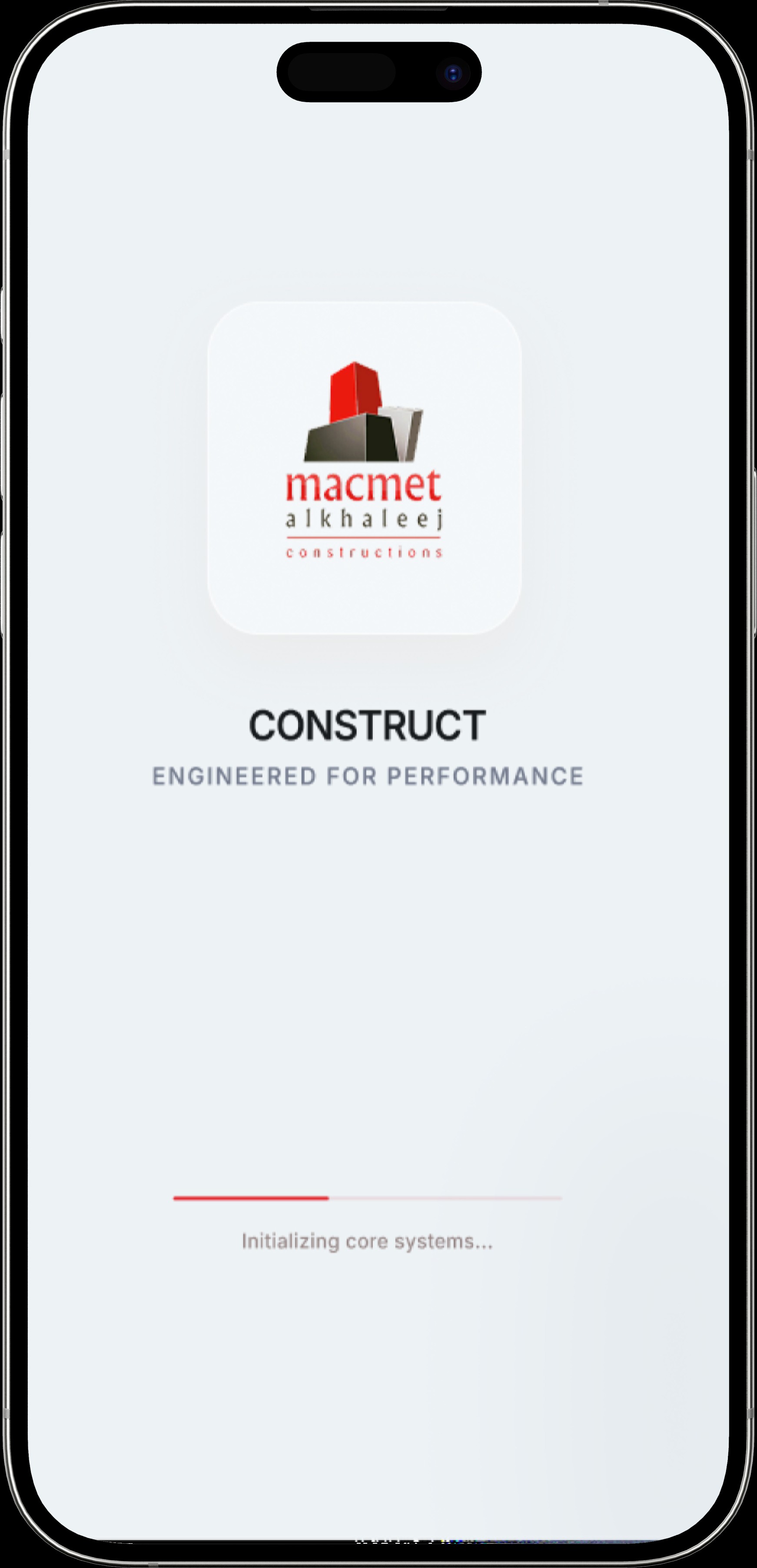 Macmet app launch screen
