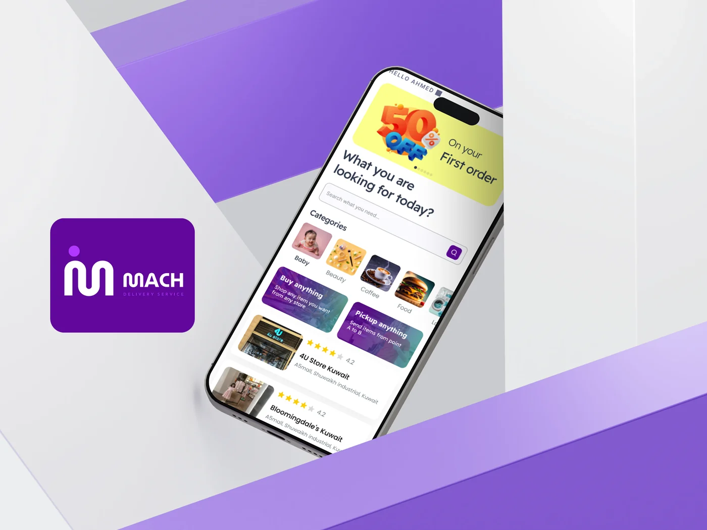 MACH delivery service product