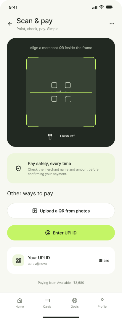 Teen QR payment
