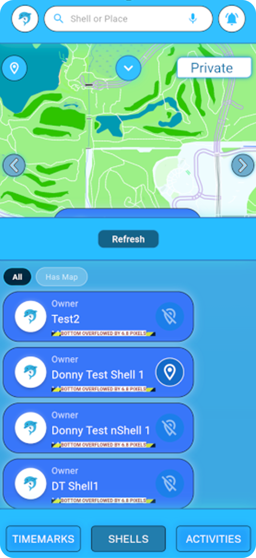 ShellTerra mapping concept supporting place-based context