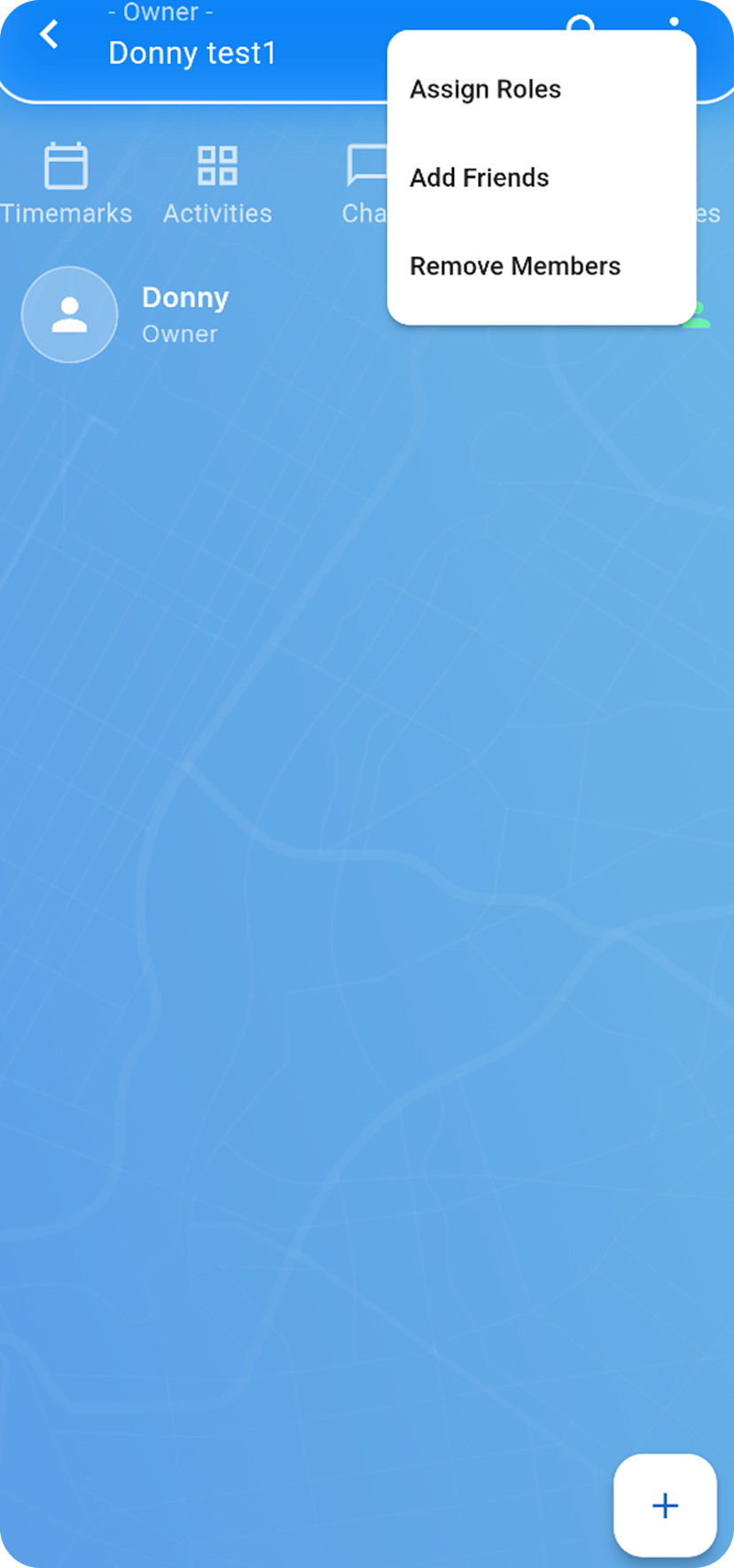 ShellTerra app screen showing shell overview and member controls